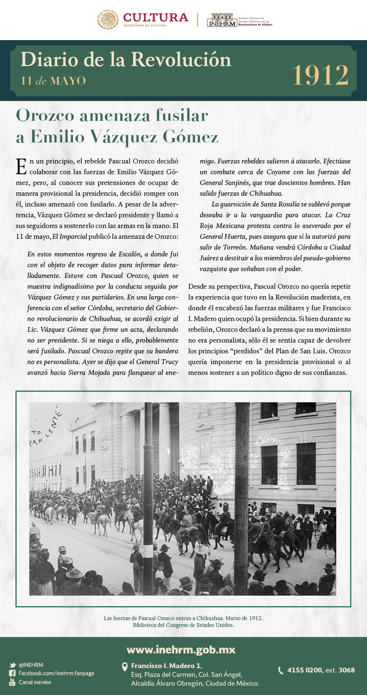 Diario 11 mayo 1912