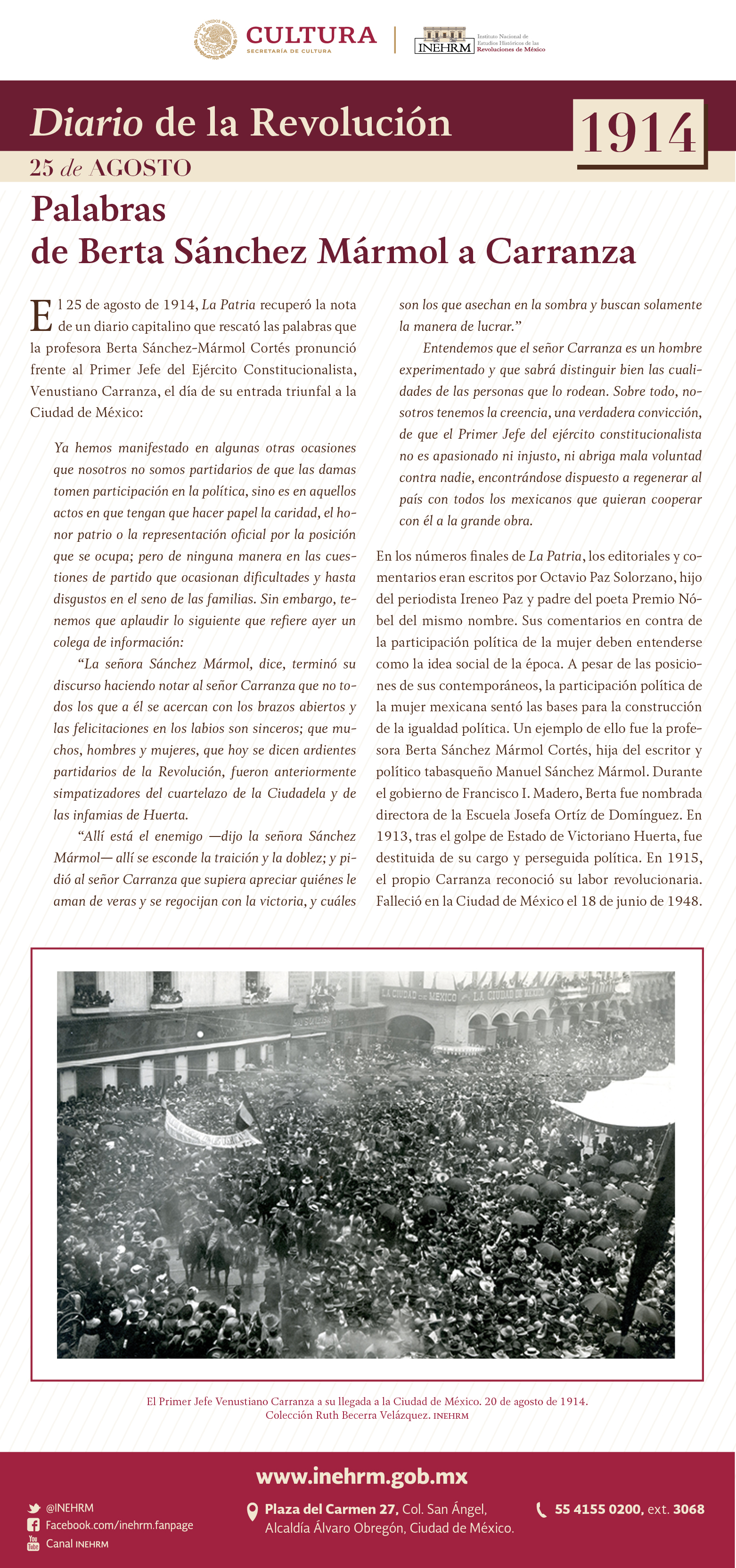 25 de agosto 1914